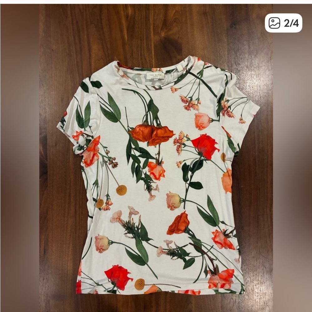 Ted Baker Floral Tee - Picture 2 of 5